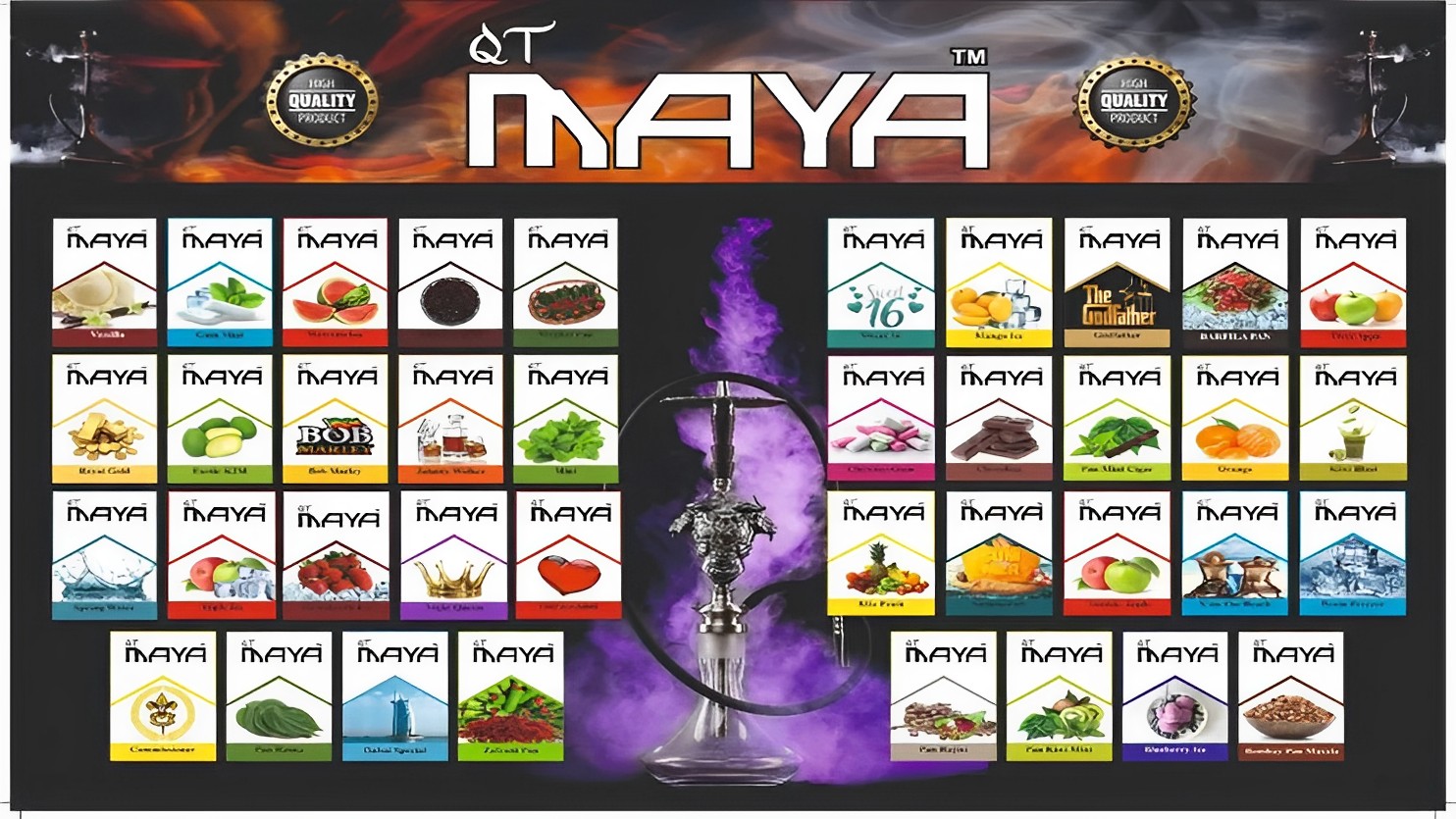 QTMaya Hookah Flavor Supplier